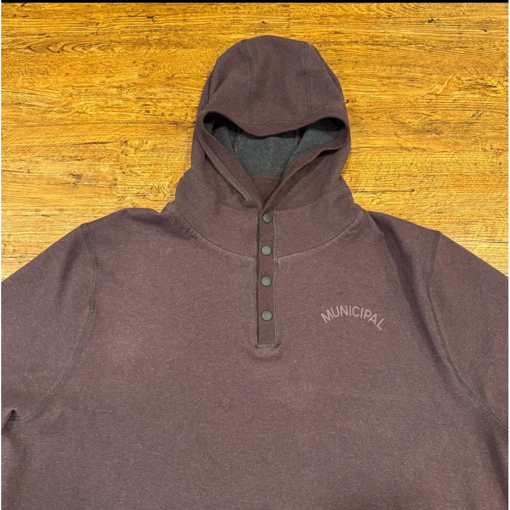 Municipal Sport Utility Gear Red Logo Pullover Hoodie Sweatshirt Sweater Men 2XL
